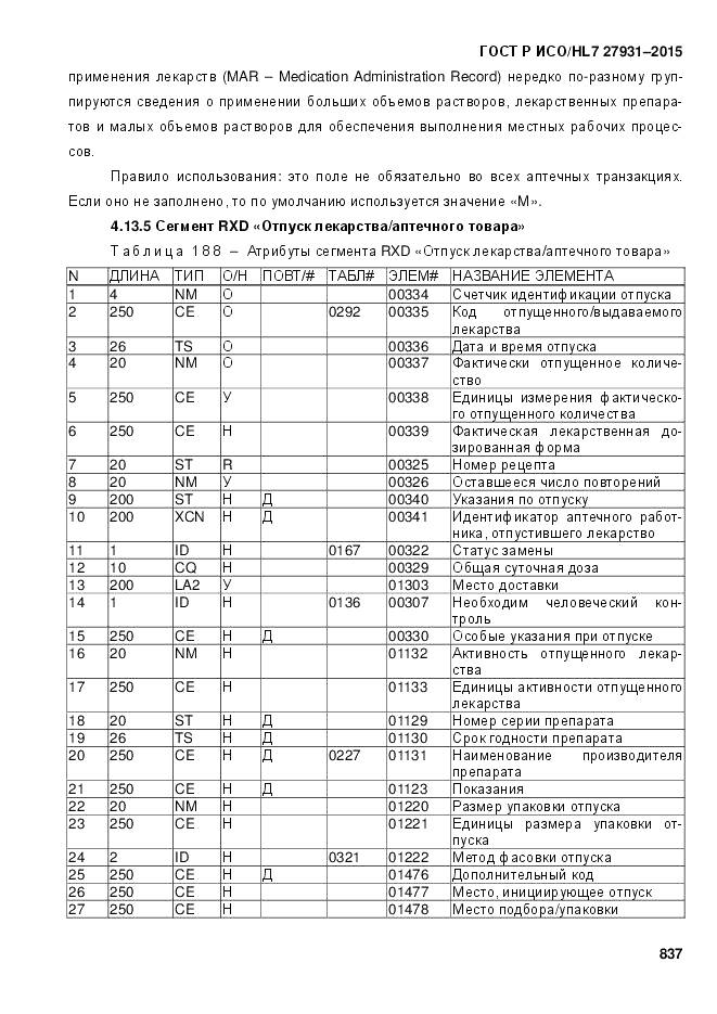 ГОСТ Р ИСО/HL 7 27931-2015, страница 844